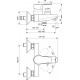 Смеситель Ideal Standard Cerafine D BC494AA для ванны с душем, однорычажный, хром