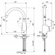Смеситель Ideal Standard Ceraflex B1727AA для кухонной мойки однорычажный, хром