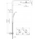 Душевая стойка Ideal Standard Creatherm_t50 A7704AA хром, штанга 132.1 см