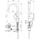Смеситель Ideal Standard Ceraline BC195AA для раковины однорычажный, хром