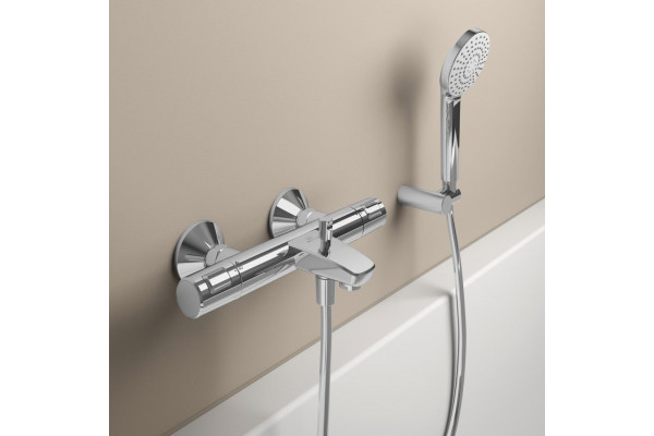 Термостат Ideal Standard Ceratherm T25 A7206AA для ванны с душем, термостат, хром