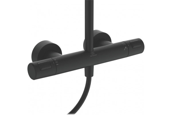 Душевая стойка Ideal Standard Ceraterm T25 A7545XG silk black цвет черный, штанга 115.2 см