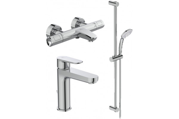 Душевой комплект Ideal Standard CERATHERM T100 (3 в 1) хром, шланг 160 см