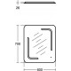 Зеркало Ideal Standard Mirror&Light T3350BH с подсветкой, сенсор на зеркале в современном стиле