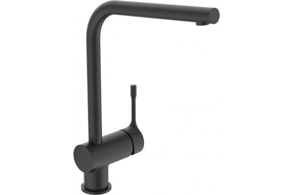 Смеситель Ideal Standard Ceraline BC174XG для кухонной мойки, черный, однорычажный, высота излива 32.2 см