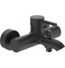 Смеситель Ideal Standard Ceraline BC199XG для ванны с душем, черный, однорычажный, длина излива 17.5 см