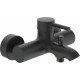 Смеситель Ideal Standard Ceraline BC199XG для ванны с душем, черный, однорычажный, длина излива 17.5 см