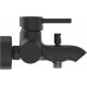 Смеситель Ideal Standard Ceraline BC199XG для ванны с душем, черный, однорычажный, длина излива 17.5 см