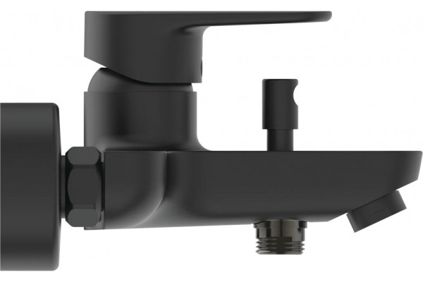 Смеситель Ideal Standard Cerafine O BC500XG для ванны с душем, черный, однорычажный, длина излива 15.8 см