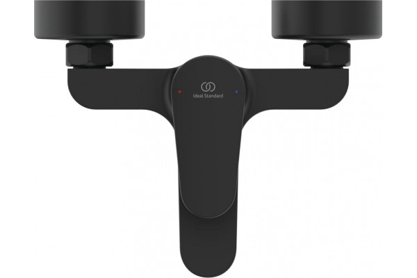 Смеситель Ideal Standard Cerafine O BC500XG для ванны с душем, черный, однорычажный, длина излива 15.8 см