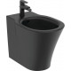 Смеситель Ideal Standard Cerafine O BC705XG для биде, черный, однорычажный, высота излива 7.8 см