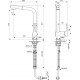 Смеситель Ideal Standard Ceralook BC176AA для кухонной мойки, хром, однорычажный, высота излива 31.3 см