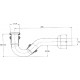 Сифон для биде Ideal Standard A2307AA хром, выпуск боковой