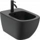 Биде подвесное Ideal Standard Tesi T3552V3 черный шелк овальное, 36x53 см