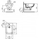 Биде подвесное Ideal Standard I.life A T471801 евробелое цвет белый, прямоугольное, 35.5x54 см