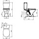 Унитаз-компакт Ideal Standard Simplicity E160101 евробелый 36.5x66 см
