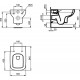 Унитаз подвесной Ideal Standard I.life A T471701 белый, 35.5x54 см