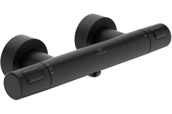 Термостатический смеситель Ideal Standard Ceratherm T25 A7201XG silk black термостат, черный
