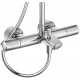 Душевая стойка Ideal Standard Ceratherm T100 A7591AA хром, штанга 157 см