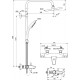 Душевая стойка Ideal Standard Ceratherm T25 A7590AA хром, штанга 153 см