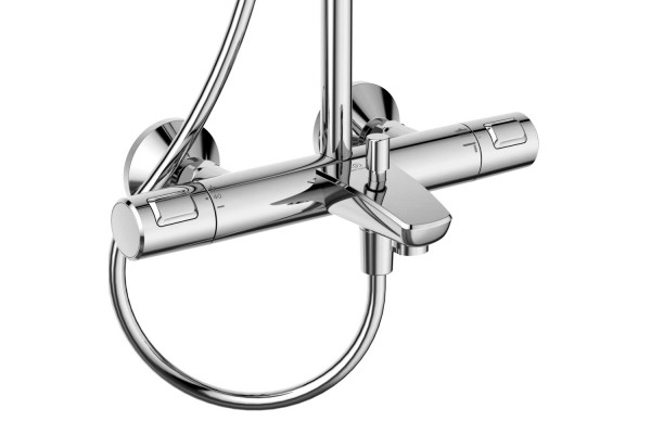 Душевая стойка Ideal Standard Ceratherm T25 A7590AA хром, штанга 153 см