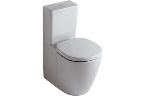 Унитаз напольный под бачок Ideal Standard Connect белый, овальный, 36.5x66.5 см