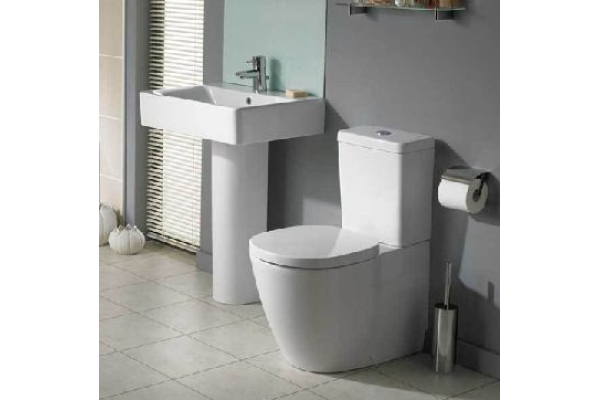 Унитаз напольный под бачок Ideal Standard Connect белый, овальный, 36.5x66.5 см