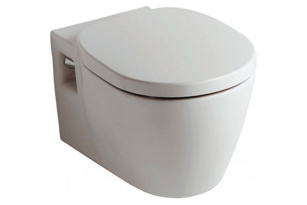 Унитаз подвесной Ideal Standard Connect глубокий смыв белый, овальный, 36.5x48.5 см