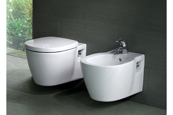 Унитаз подвесной Ideal Standard Connect глубокий смыв белый, овальный, 36.5x48.5 см