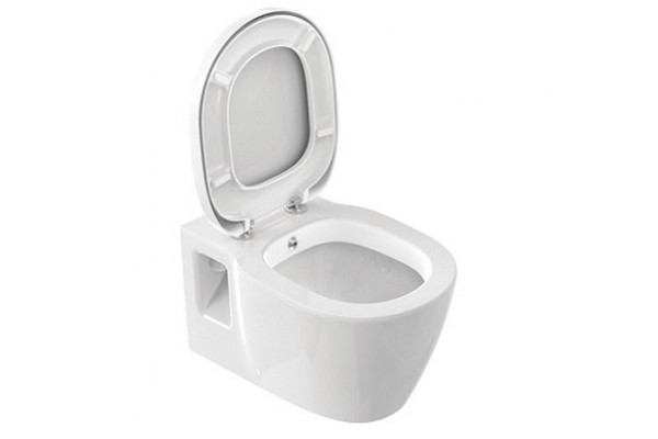 Унитаз подвесной Ideal Standard Сonnect белый, овальный, с функцией биде, 36.5x54.5 см