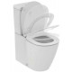 Унитаз напольный пристенный Ideal Standard Connect Aquablade белый, овальный, 36.5x40.0 см