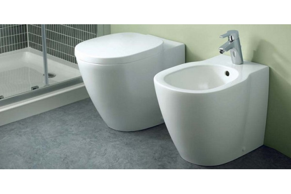 Биде напольное Ideal Standard Connect цвет белый, овальное, 36.0x54.5 см