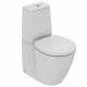 Унитаз-компакт Ideal Standard Connect Space горизонтальный выпуск белый, овальный, 36.5x60.5 см
