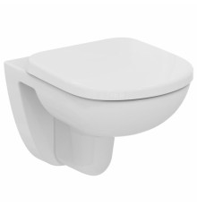 Унитаз подвесной Ideal Standard Tempo короткая проекция  белый, овальный, 37x35 см