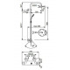 Душевая стойка для душа Ideal Standard IdealRain Eco хром, штанга 105.5 см