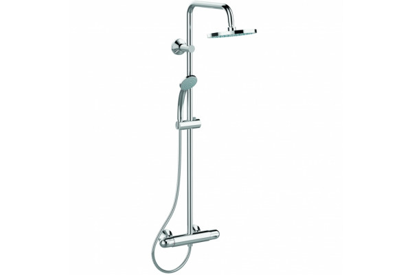 Душевая стойка Ideal Standard IdealRain Eco с термостатом, хром, штанга 105 см