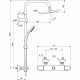 Душевая стойка Ideal Standard IdealRain Eco с термостатом, хром, штанга 105 см