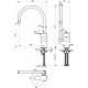Смеситель для кухни Ideal Standard Сerabase BC844AA хром однорычажный, длина излива 20 см