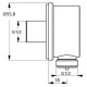 Шланговое подключение Ideal Standard IdealRain хром
