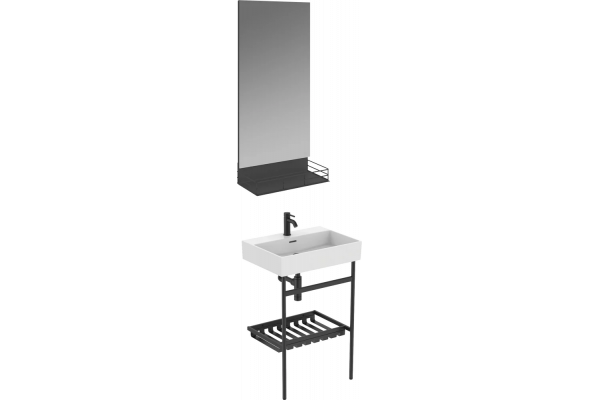 Мебель для ванной Ideal Standard Conca E2532XG с раковиной Extra T372701, с полками