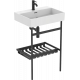 Консоль Ideal Standard Conca E2532XG с раковиной Extra T372701, с полками