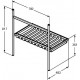 Консоль Ideal Standard Conca E2533XG с раковиной Extra T436201, с полками