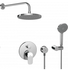 Душевой комплект Ideal Standard Ceraflex хром, С ВНУТРЕННЕЙ ЧАСТЬЮ в современном стиле