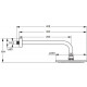 Душевой комплект Ideal Standard Ceraflex хром, С ВНУТРЕННЕЙ ЧАСТЬЮ в современном стиле