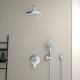 Душевой комплект Ideal Standard Ceraflex хром, С ВНУТРЕННЕЙ ЧАСТЬЮ в современном стиле