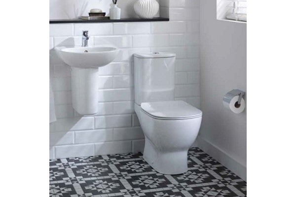 Унитаз напольный Ideal Standard Tesi AquaBlade T008701 белый, овальный, 36.5x66.5 см
