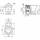 Унитаз подвесной Ideal Standard Connect Air AquaBlade E005401 белый, овальный, 36x54 см