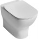 Унитаз приставной Ideal Standard Tesi AquaBlade T007701 белый, овальный, 36.5x55.5 см