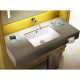 Раковина Ideal Standard Strada K077901 60 см цвет белый, прямоугольная