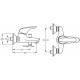 Смеситель Ideal Standard Ceraplan New для ванны с душем, однорычажный, хром